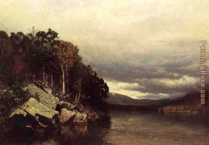 Lake George painting - Alexander Helwig Wyant Lake George art painting